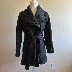 Steve Madden Zip Tie Front Trench Coat Size S